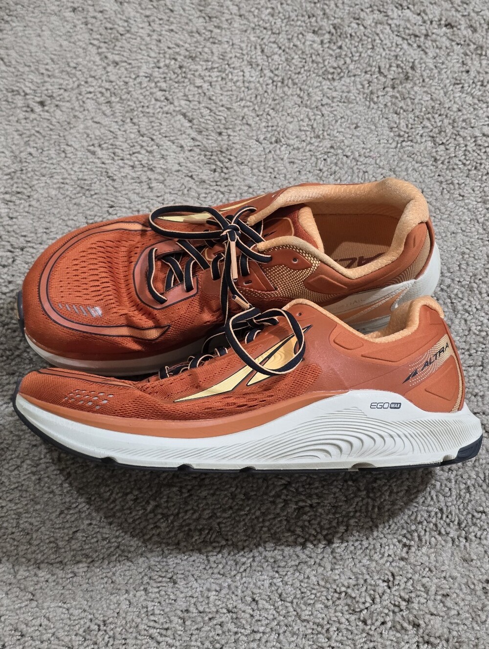 Altra Paradigm 6 Mens Running Shoes Orange Size 10.5 US